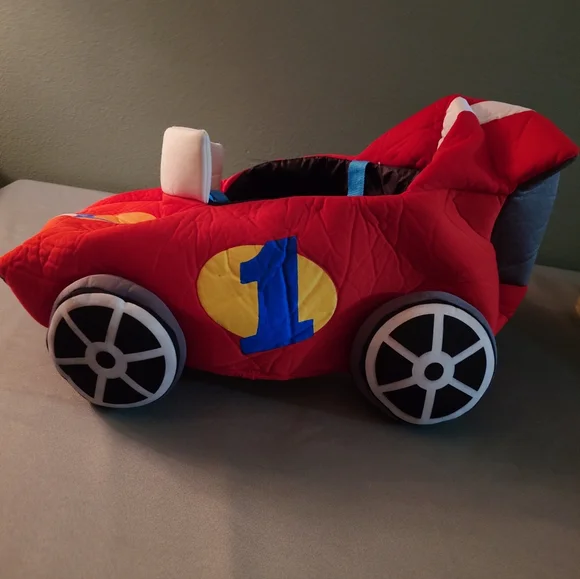 Target Red and Blue Racing Car Plush Costume For Kids! - Picture 2 of 7